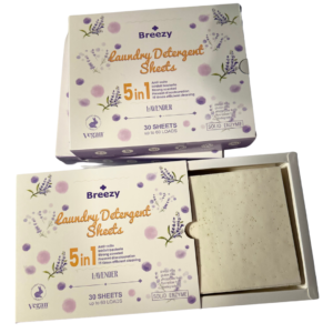 Breezy Laundry Detergent Sheets | Lavender 5-in-1 | 60 Loads — Sale