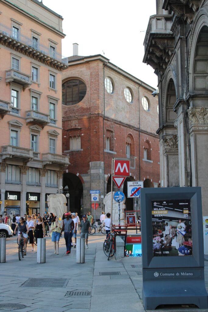 Brera Milan, Italy streets