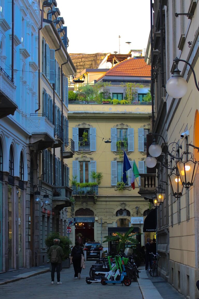 Brera Milan Italy streets